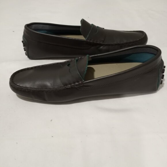 LACOSTE DARK GREY CONCOURS MENS LOAFERS SIZE 12 - Picture 7 of 12